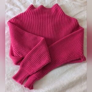 Wilfred Fuchsia Merino Wool Knit